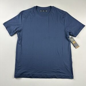 Leg3nd Discovery T Shirt Mens XL Blue Active Training Gym Short Sleeve